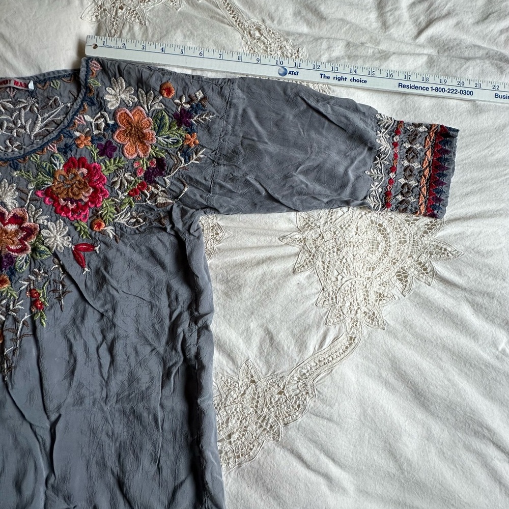 ❤️ JOHNNY WAS Embroidered Tunic, Size Small- - Picture 8 of 12